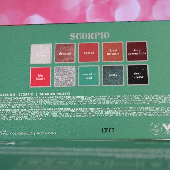 KARA BEAUTY | Scorpio Horoscope | Eyeshadow Palette - Picture 8 of 10